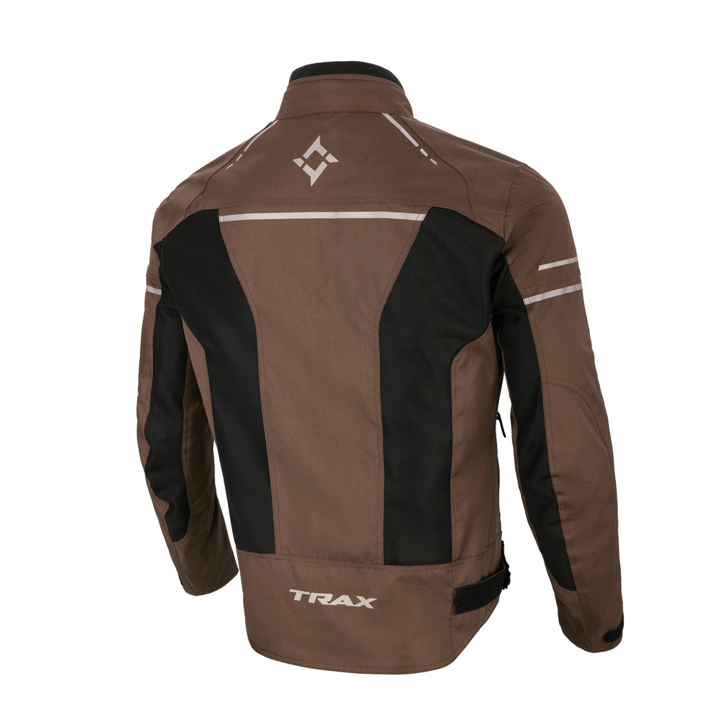TRAXMOTO: Casaco Airborne Brown - Homem