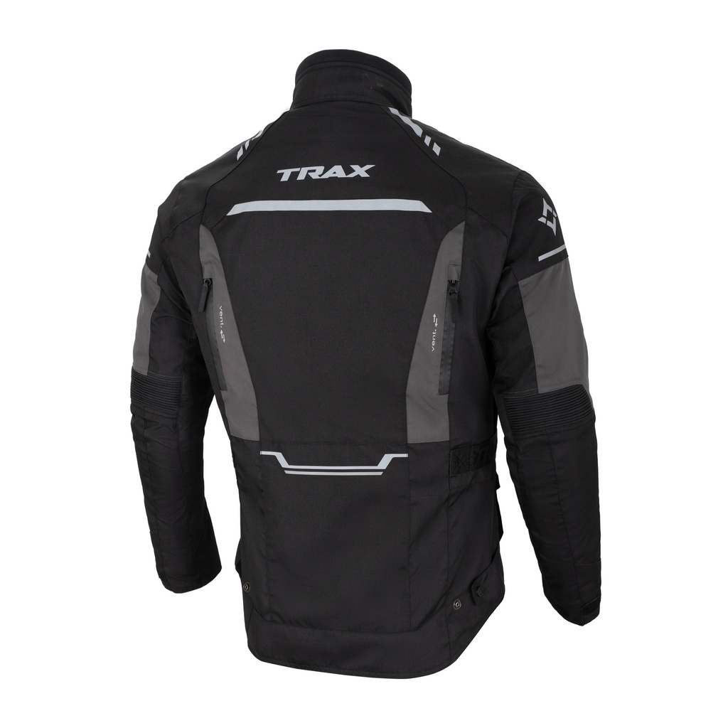 TRAXMOTO: Casaco Vegas Black/Titanium Grey - Homem