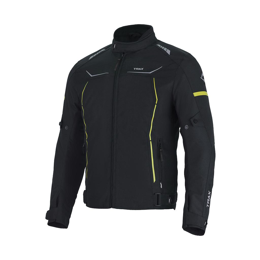 TRAXMOTO: Casaco Reflex Black/Neon- Homem